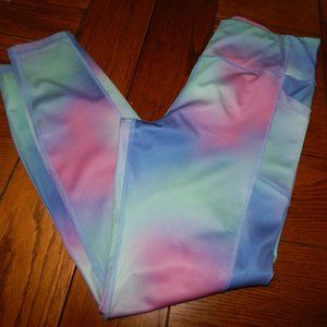 Ladies AVIA Leggings - Athletic / Exercise Pants Size L Multi-color